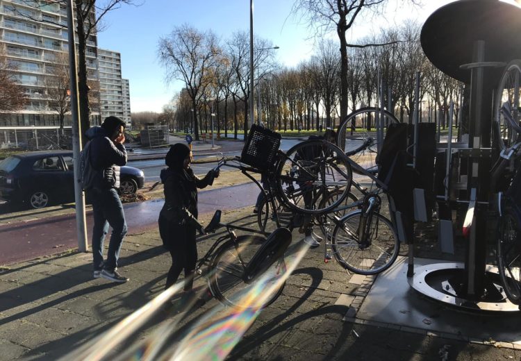 Innovatieve Fietsenrekken bij het Fietslab in Nieuw-West