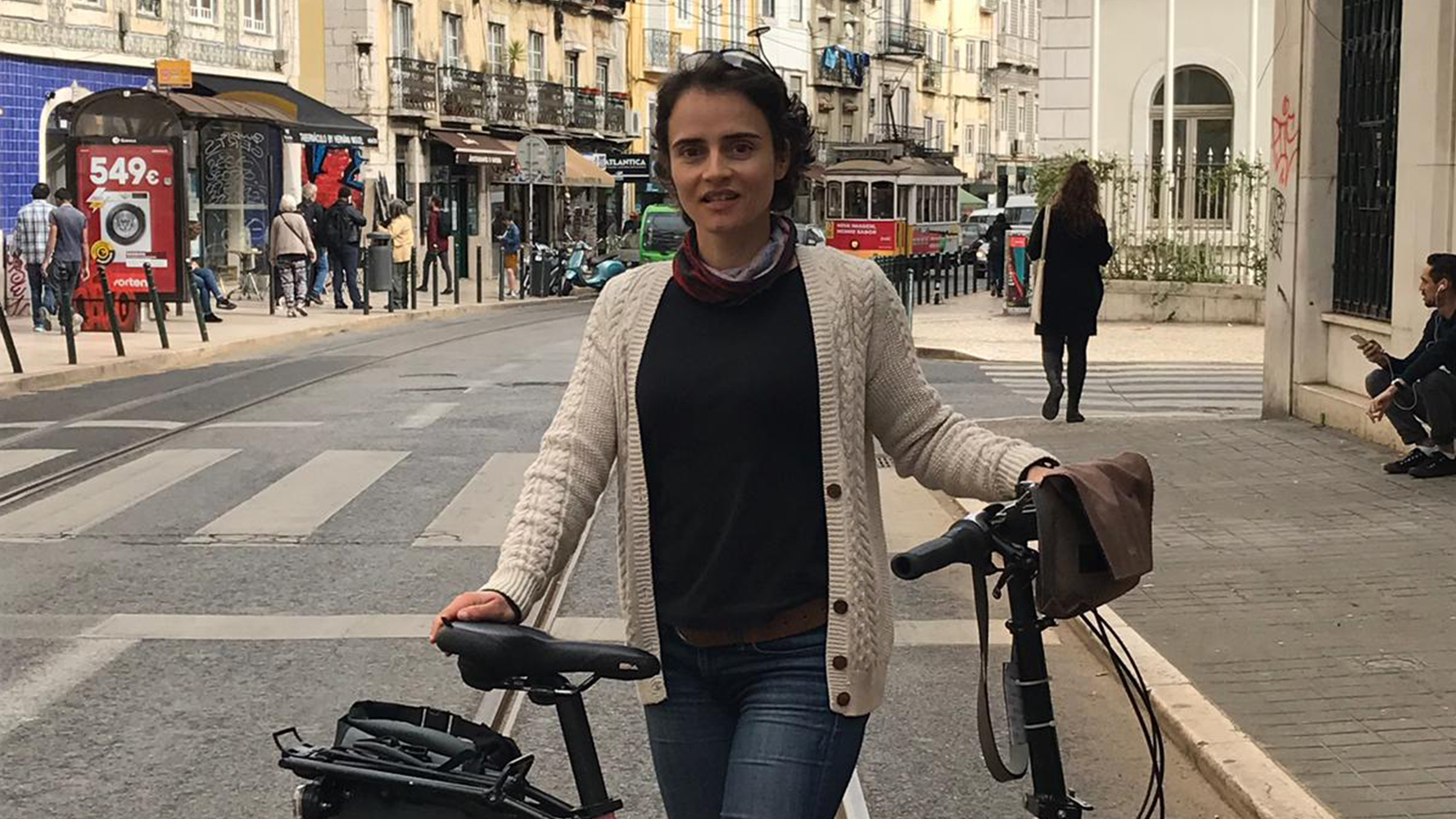 Bicycle Mayor Ana Periera