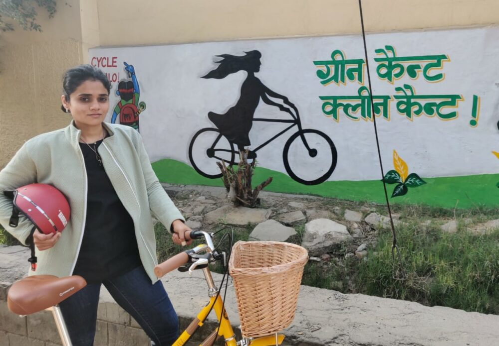 Bicycle Mayor Priya Bhattacharji